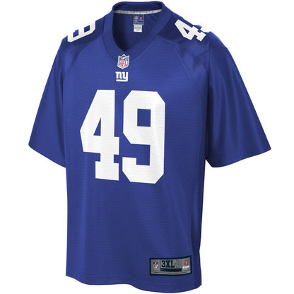 New York Giants Isaiah Searight Big Tall NFL jersey front view