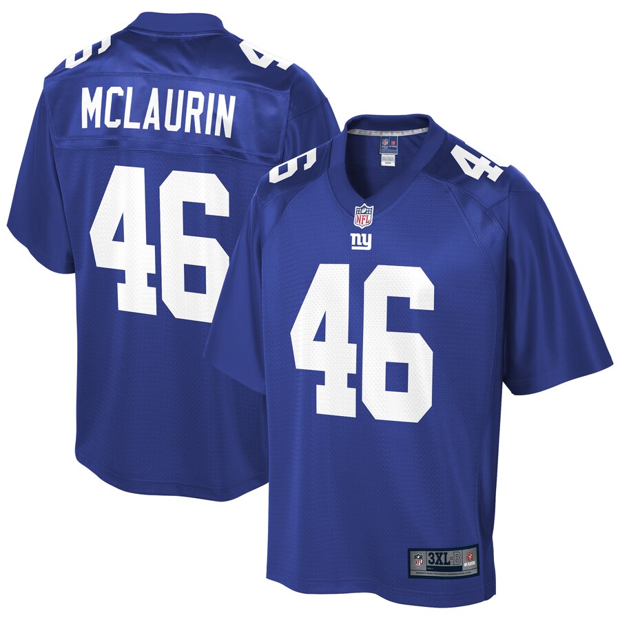 New York Giants Mark Mclaurin Big Tall NFL jersey front view