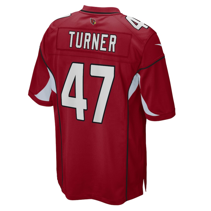 Arizona Cardinals Ezekiel Turner Cardinal NFL jersey front view