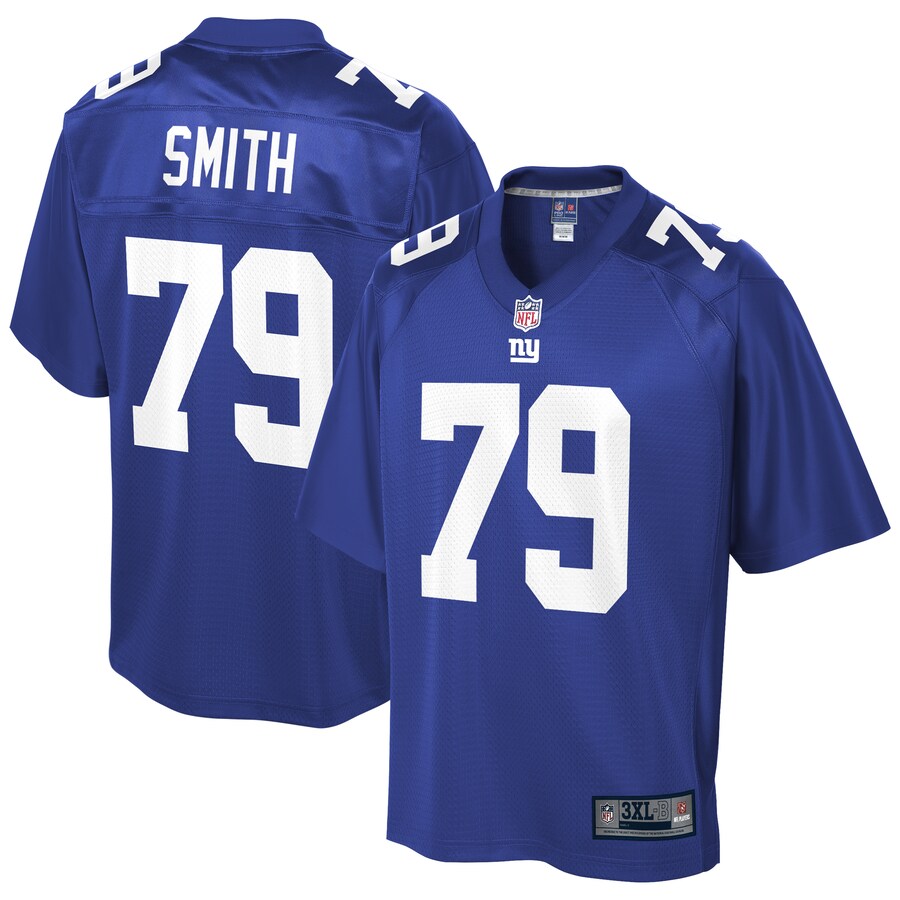 New York Giants Eric Smith Big Tall NFL jersey front view
