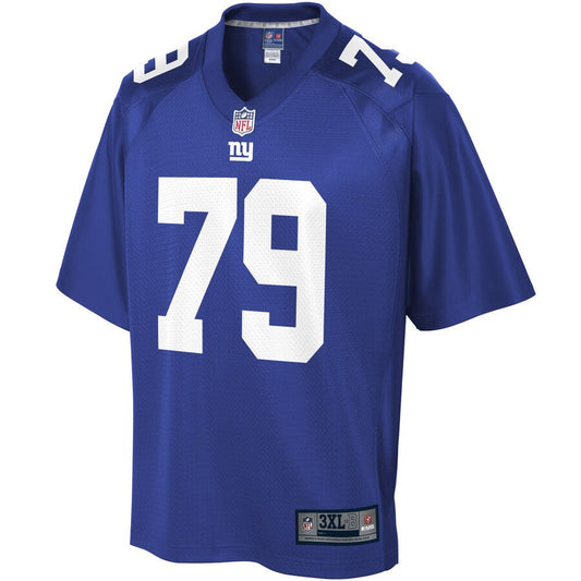 New York Giants Eric Smith Big Tall NFL jersey front view