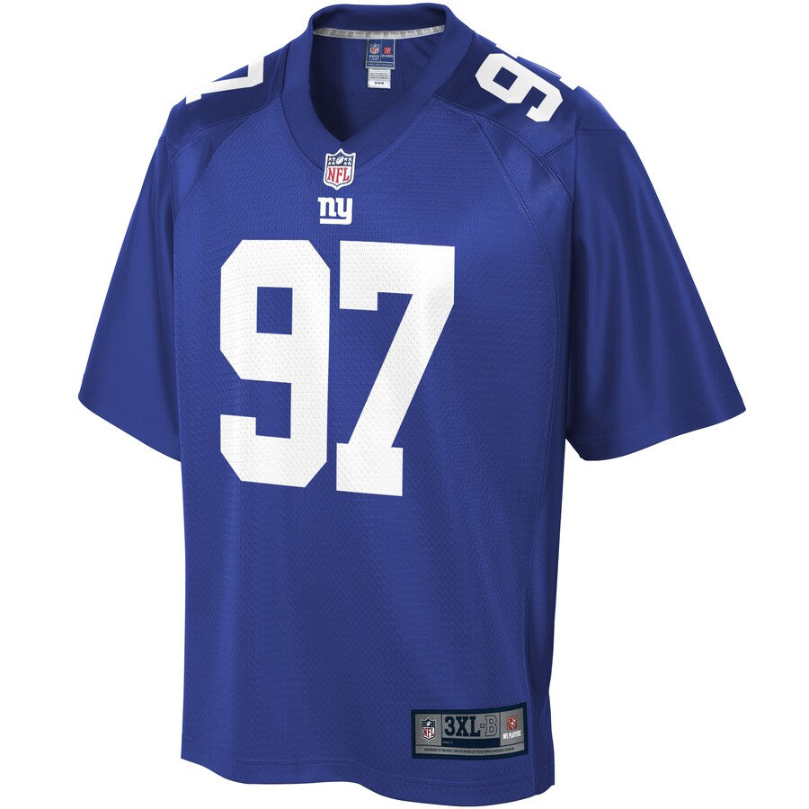 New York Giants Dexter Lawrence Big Tall NFL jersey front view