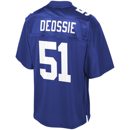 New York Giants Zak Deossie NFL jersey front view