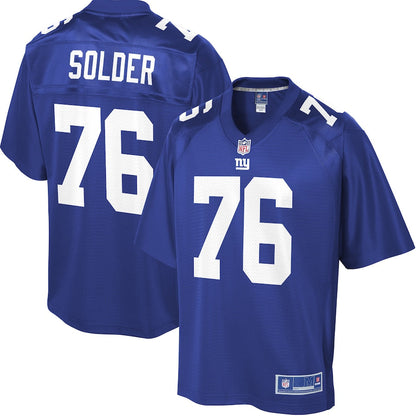 New York Giants Nate Solder Big Tall NFL jersey front view