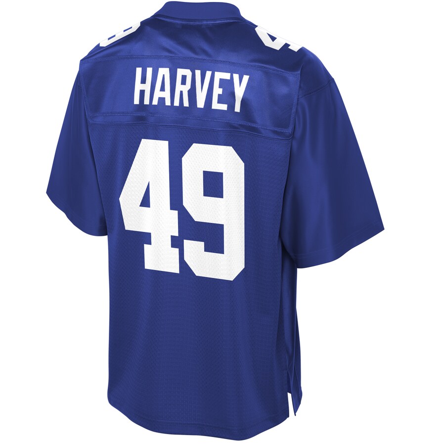 New York Giants Nate Harvey Big Tall NFL jersey front view