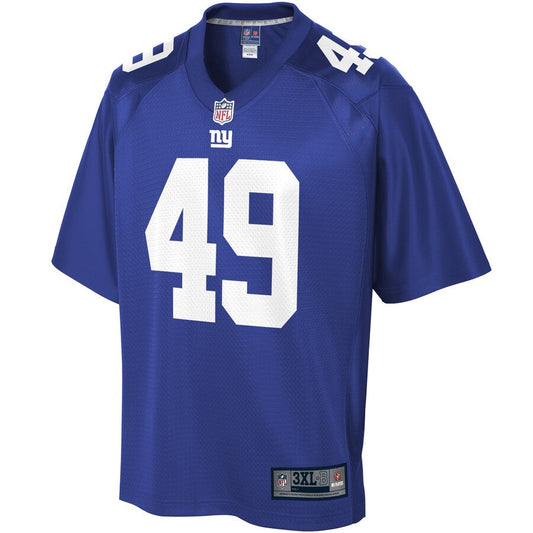New York Giants Nate Harvey Big Tall NFL jersey front view