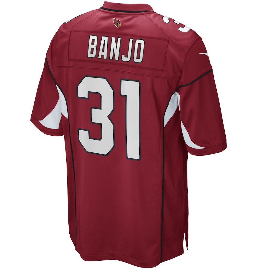 Arizona Cardinals Chris Banjo Cardinal NFL jersey front view