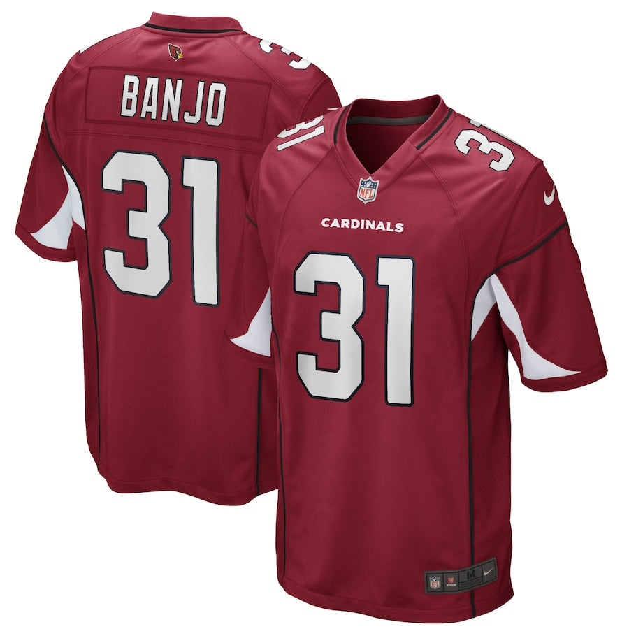 Arizona Cardinals Chris Banjo Cardinal NFL jersey front view