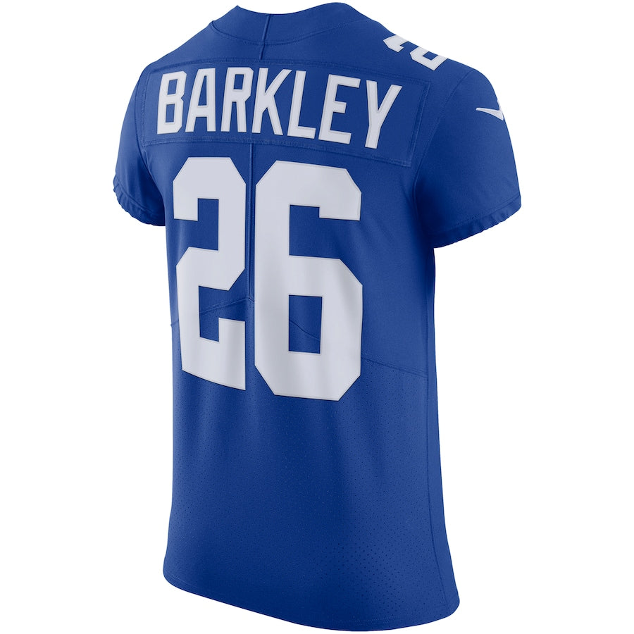New York Giants Saquon Barkley NFL jersey front view