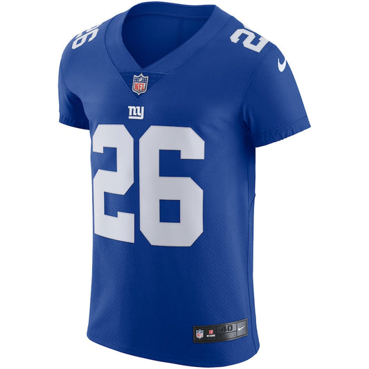New York Giants Saquon Barkley NFL jersey front view