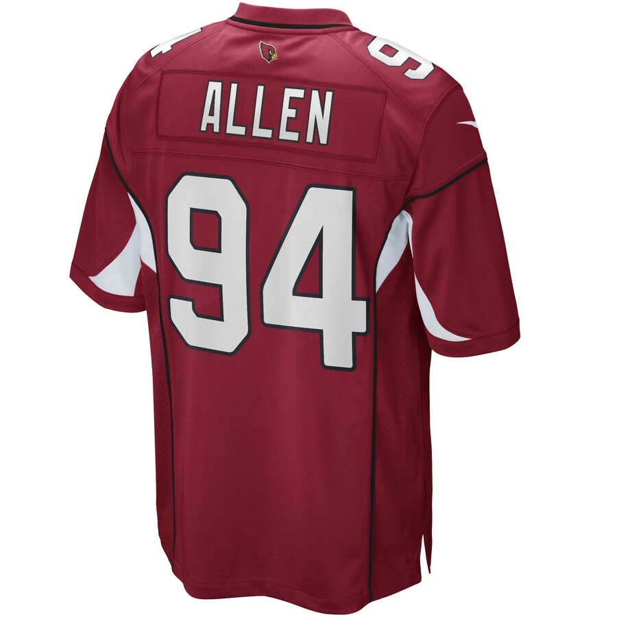 Arizona Cardinals Zach Allen Cardinal NFL jersey front view