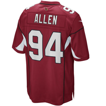 Arizona Cardinals Zach Allen Cardinal NFL jersey front view