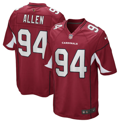 Arizona Cardinals Zach Allen Cardinal NFL jersey front view