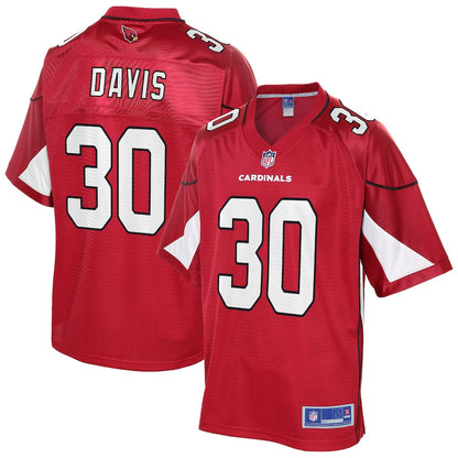 Arizona Cardinals Jalen Davis Cardinal NFL jersey front view