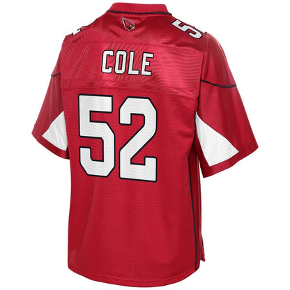 Arizona Cardinals Mason Cole Cardinal NFL jersey front view