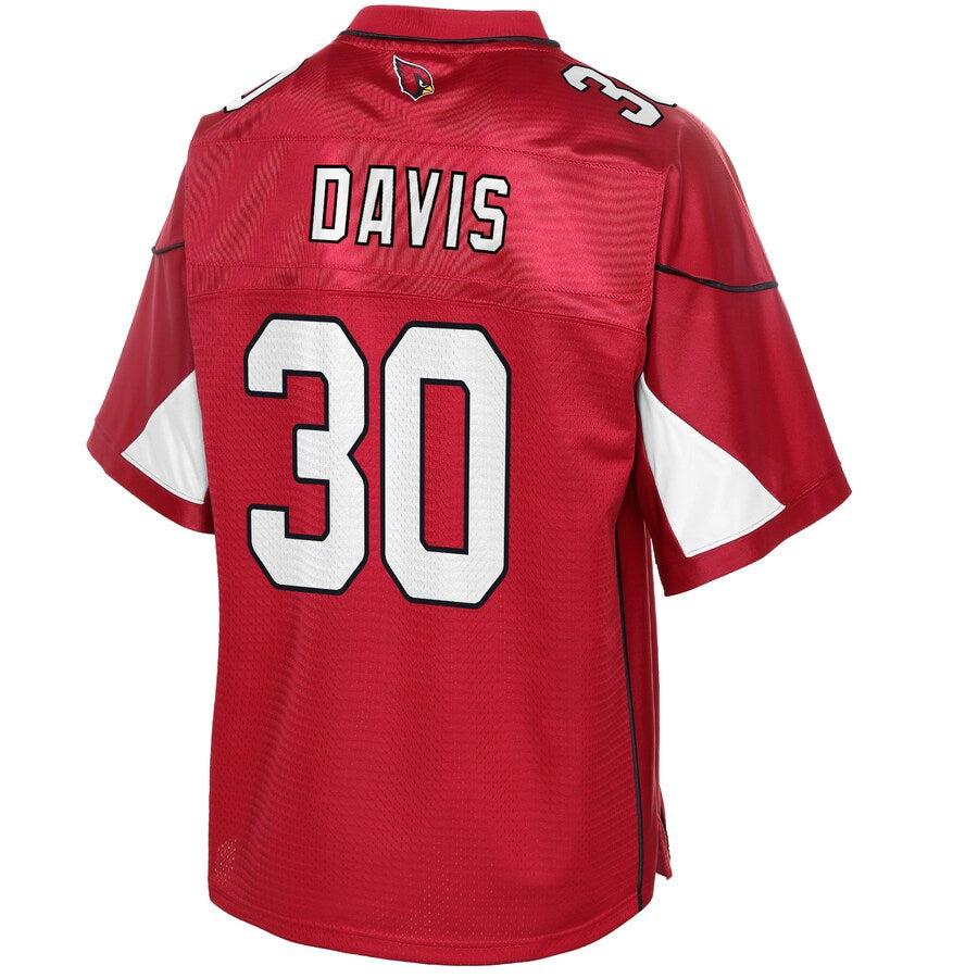 Arizona Cardinals Jalen Davis Cardinal Big Tall NFL jersey front view