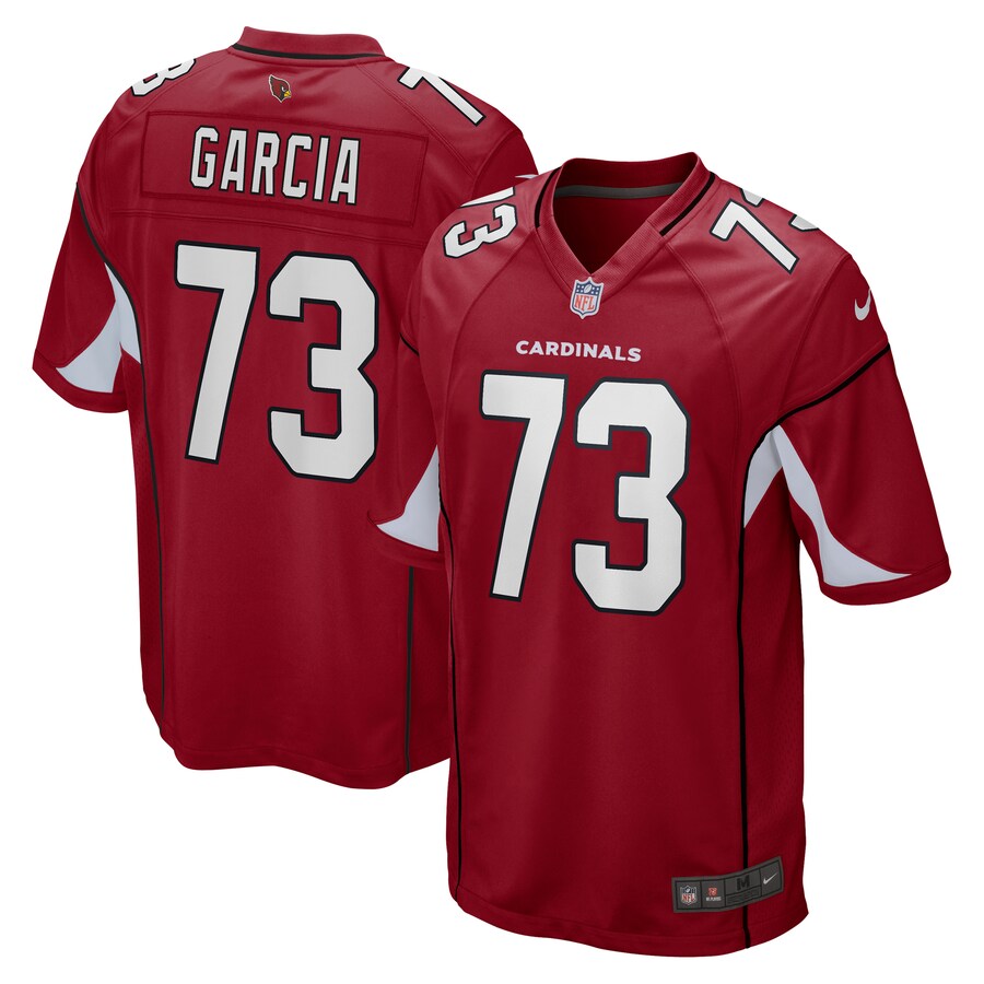 Arizona Cardinals Max Garcia Cardinal NFL jersey front view