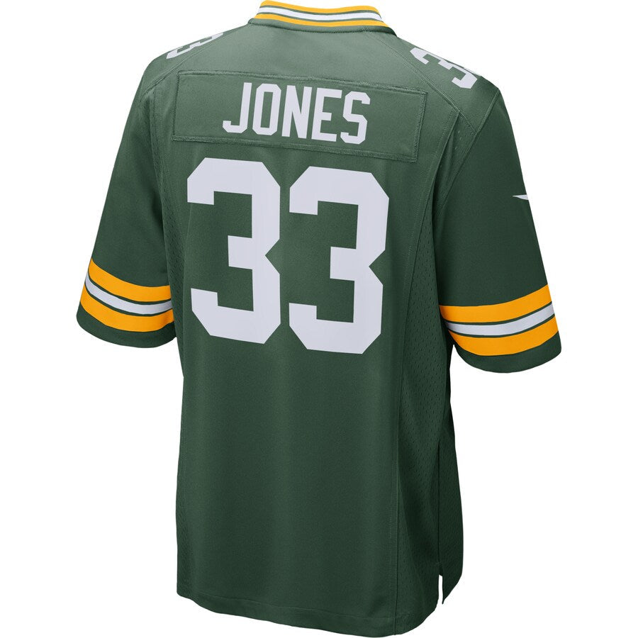 Green Bay Packers Aaron Jones NFL jersey front view