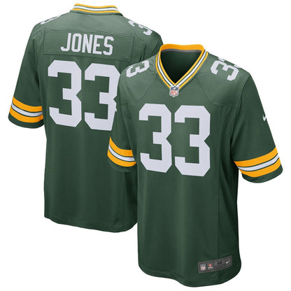 Green Bay Packers Aaron Jones NFL jersey front view