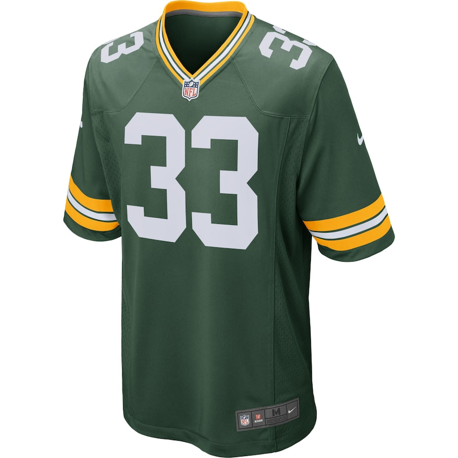 Green Bay Packers Aaron Jones NFL jersey front view