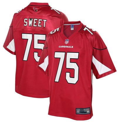 Arizona Cardinals William Sweet Cardinal Big Tall NFL jersey front view
