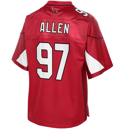 Arizona Cardinals Zach Allen Cardinal NFL jersey front view