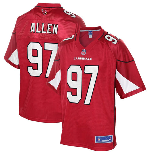 Arizona Cardinals Zach Allen Cardinal NFL jersey front view