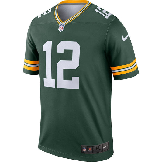 Green Bay Packers Aaron Rodgers Legend NFL jersey front view