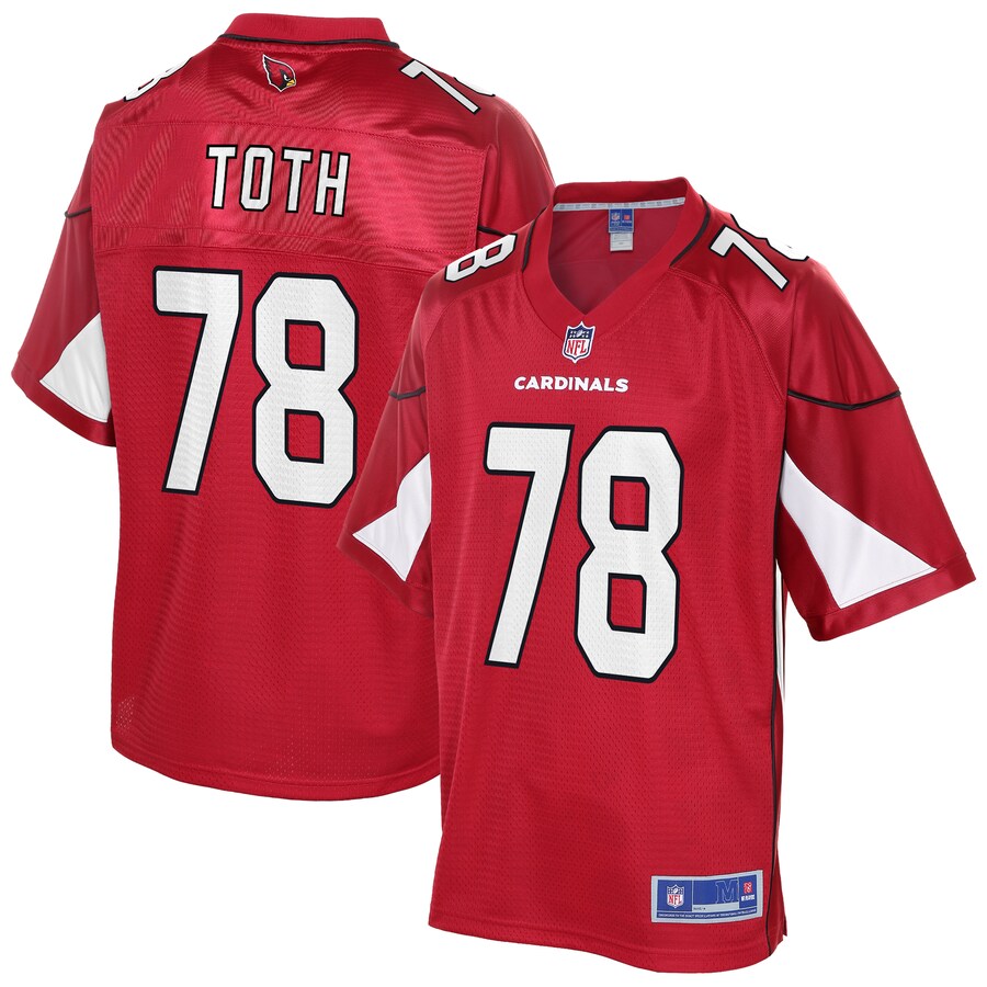 Arizona Cardinals Brett Toth Cardinal NFL jersey front view