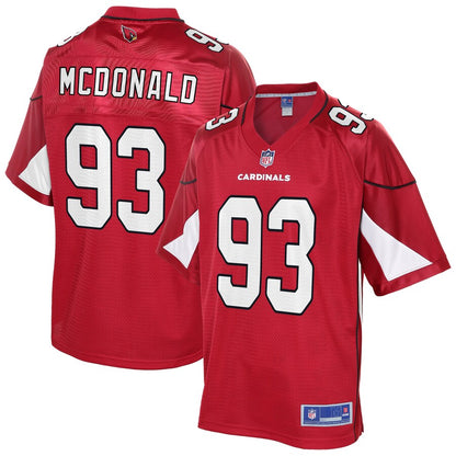 Arizona Cardinals Clinton McDonald Cardinal NFL jersey front view