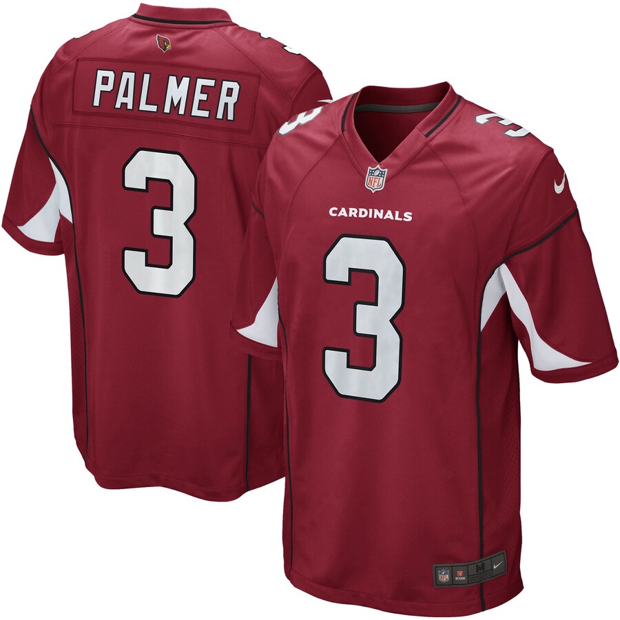 Arizona Cardinals S Carson Palmer Cardinal NFL jersey front view