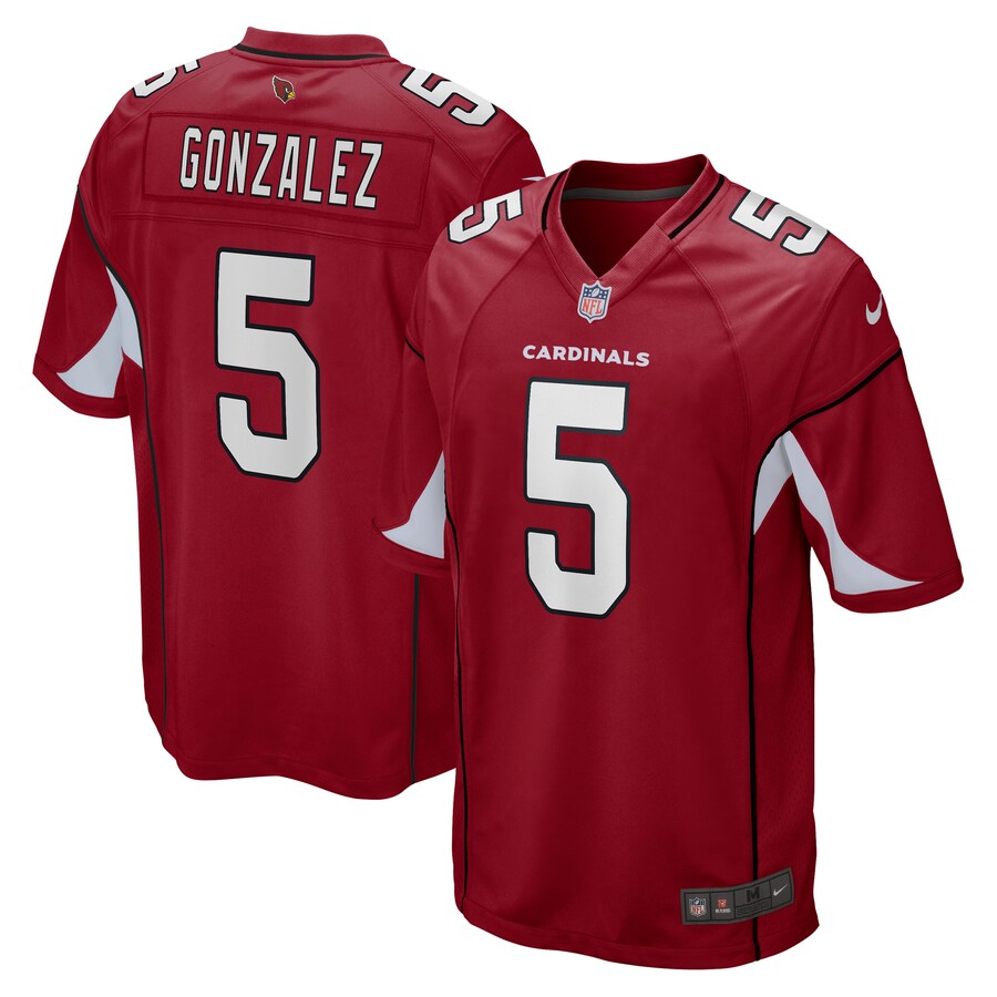 Arizona Cardinals Zane Gonzalez Cardinal NFL jersey front view