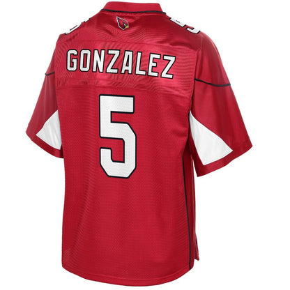 Arizona Cardinals Zane Gonzalez Cardinal Big Tall NFL jersey front view