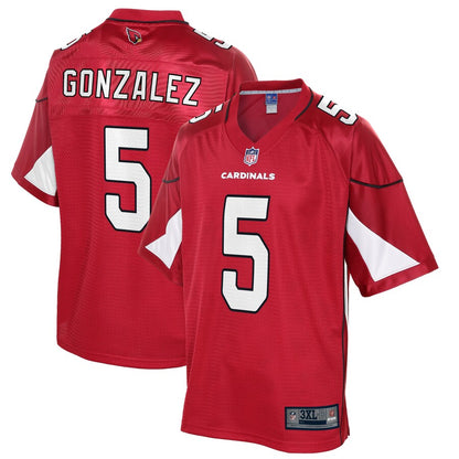 Arizona Cardinals Zane Gonzalez Cardinal Big Tall NFL jersey front view