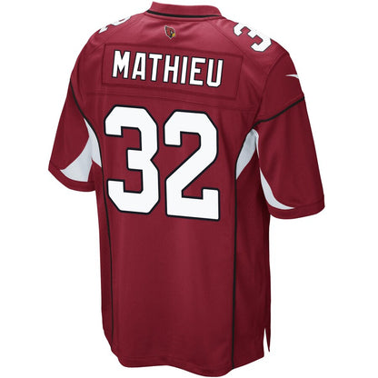 Arizona Cardinals S Tyrann Mathieu Cardinal NFL jersey front view