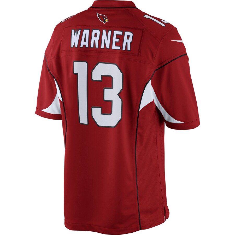 Arizona Cardinals Kurt Warner Cardinal NFL jersey front view