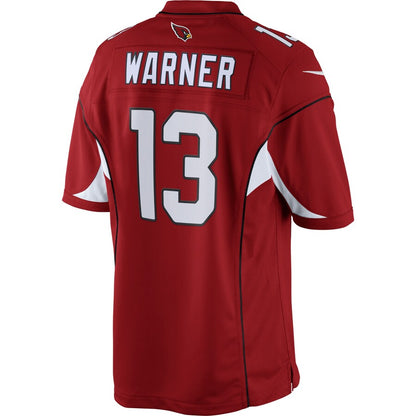 Arizona Cardinals Kurt Warner Cardinal NFL jersey front view