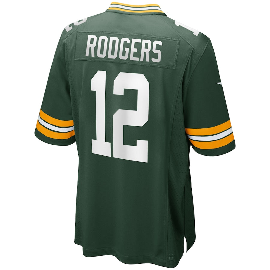 Green Bay Packers Aaron Rodgers NFL jersey front view