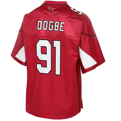 Arizona Cardinals Michael Dogbe Cardinal NFL jersey front view