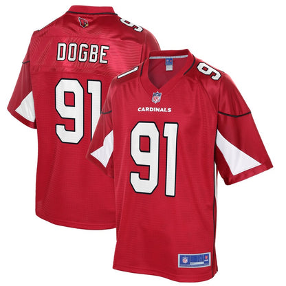 Arizona Cardinals Michael Dogbe Cardinal NFL jersey front view