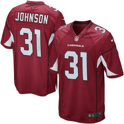 Arizona Cardinals David Johnson Cardinal NFL jersey front view