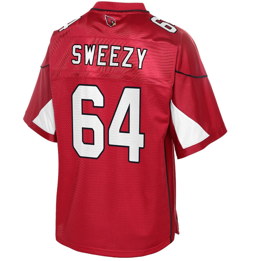 Arizona Cardinals Jr Sweezy Cardinal Big Tall NFL jersey front view