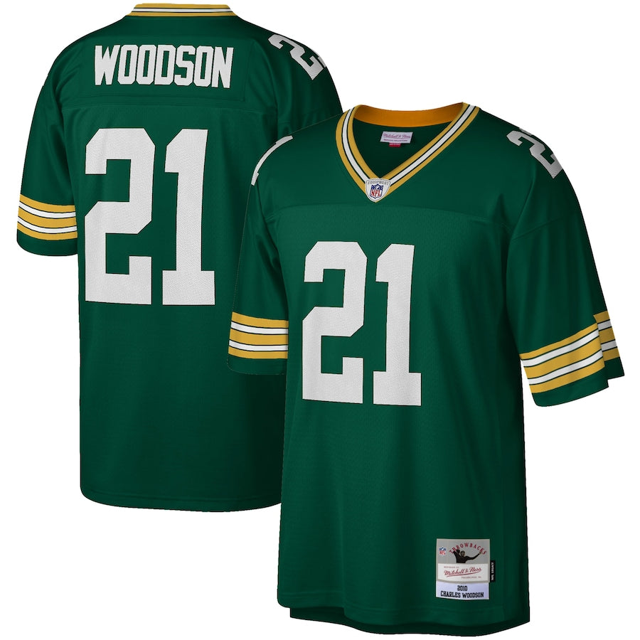 Green Bay Packers Charles Woodson Legacy NFL jersey front view