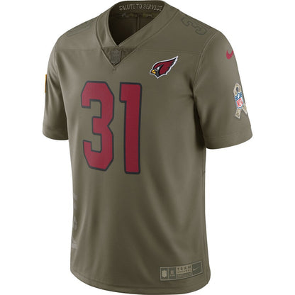 Arizona Cardinals David Johnson Salute To Service NFL jersey front view