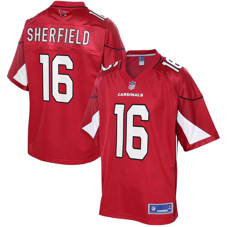 Arizona Cardinals Trent Sherfield Cardinal Big Tall NFL jersey front view