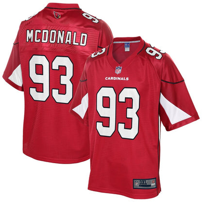 Arizona Cardinals Clinton McDonald Cardinal Big Tall NFL jersey front view