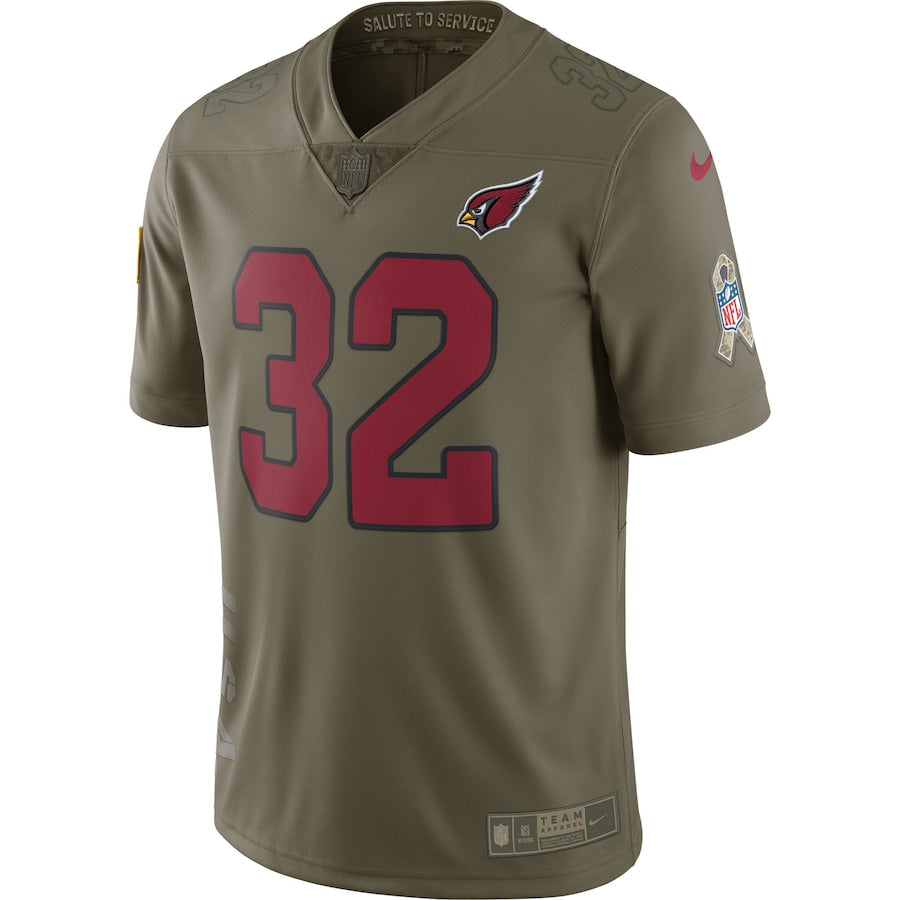 Arizona Cardinals Tyrann Mathieu Salute To Service NFL jersey front view