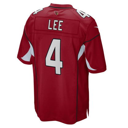 Arizona Cardinals Andy Lee Cardinal NFL jersey front view