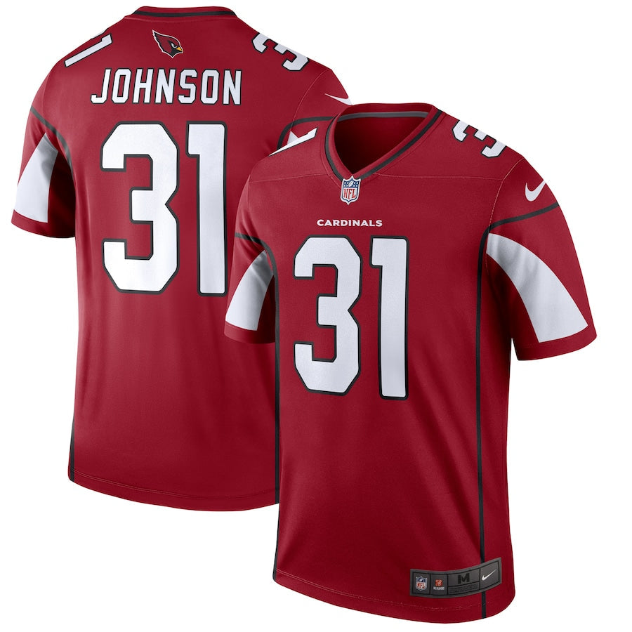 Arizona Cardinals David Johnson Cardinal Legend NFL jersey front view
