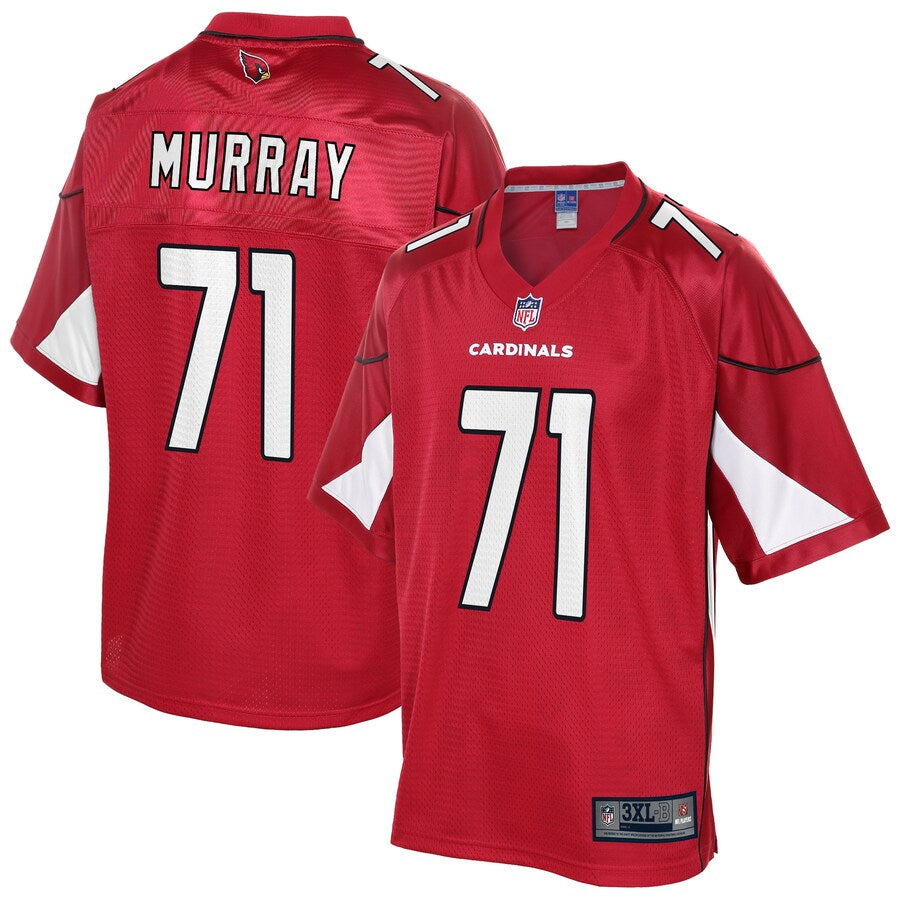 Arizona Cardinals Justin Murray Cardinal Big Tall NFL jersey front view